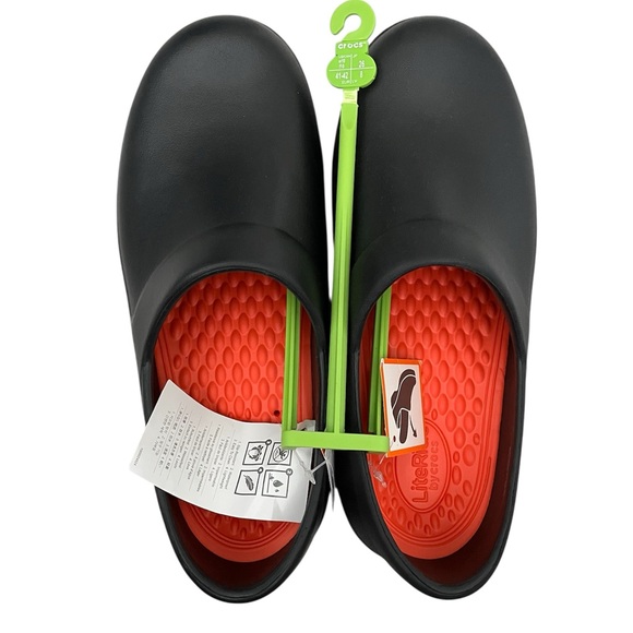 Crocs Women’s Neria Pro II Work Clogs Black Slip Resistant Size 10 NWT - Picture 1 of 5
